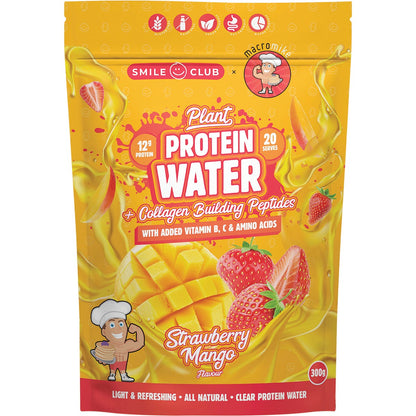 MACRO MIKE Plant Protein Water Strawberry Mango 300g - MACRO MIKE
