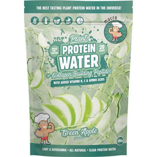 MACRO MIKE Plant Protein Water Green Apple 300g - MACRO MIKE