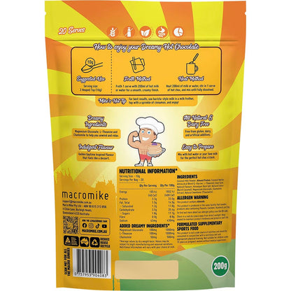 MACRO MIKE Dreamy Hot Chocolate Golden Gaytime 200g - MACRO MIKE