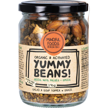 Mindful Foods Yummy Beans Organic & Activated 290g - Mindful Foods