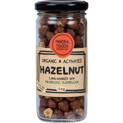 Mindful Foods Hazelnuts Organic & Activated 120g - Mindful Foods