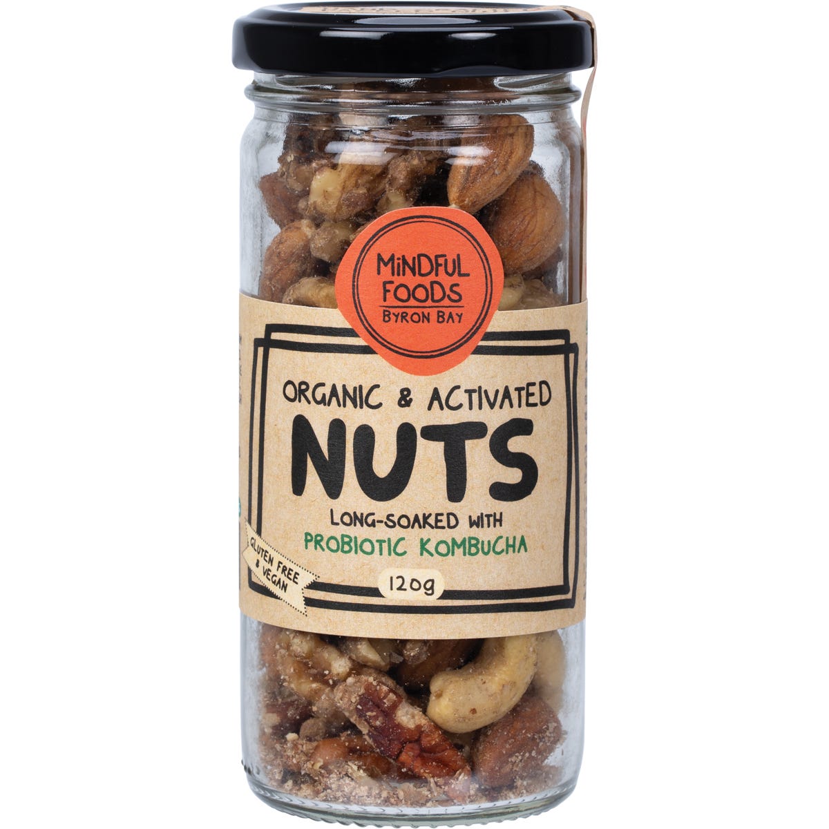 Mindful Foods Mixed Nuts Organic & Activated 120g - Mindful Foods