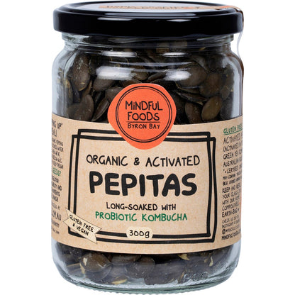 Mindful Foods Pepitas Organic & Activated 300g - Mindful Foods