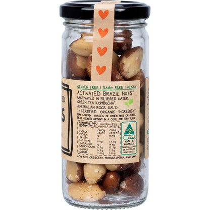Mindful Foods Brazil Nuts Organic & Activated 150g - Mindful Foods