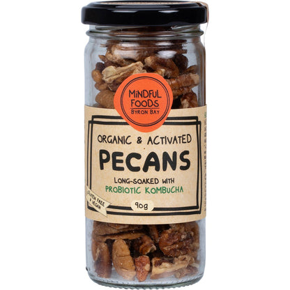 Mindful Foods Pecans Organic & Activated 90g - Mindful Foods