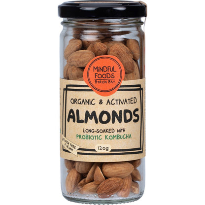 Mindful Foods Almonds Organic & Activated 120g - Mindful Foods