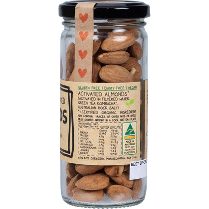 Mindful Foods Almonds Organic & Activated 120g - Mindful Foods