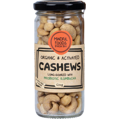 Mindful Foods Cashews Organic & Activated 120g - Mindful Foods