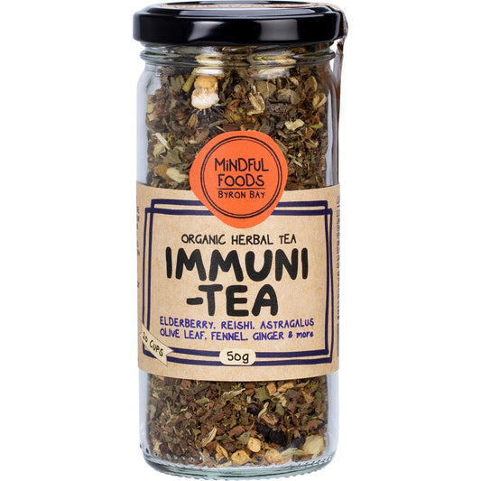 Mindful Foods Immuni-Tea Organic Herbal Tea 50g - Mindful Foods