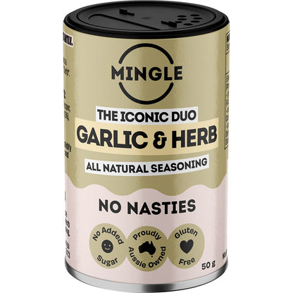 Mingle Garlic & Herb All Natural Seasoning 5x50g - Mingle