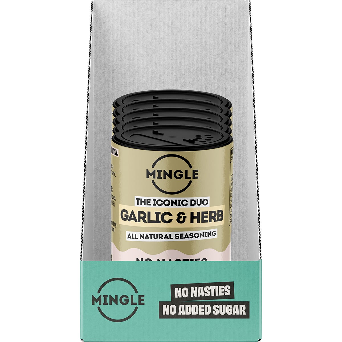 Mingle Garlic & Herb All Natural Seasoning 5x50g - Mingle