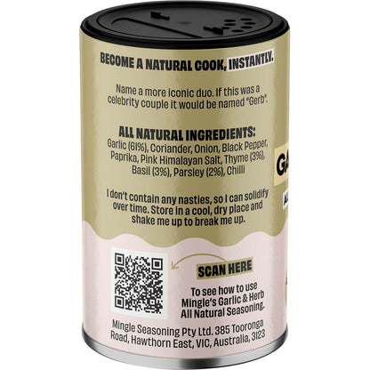 Mingle Garlic & Herb All Natural Seasoning 5x50g - Mingle