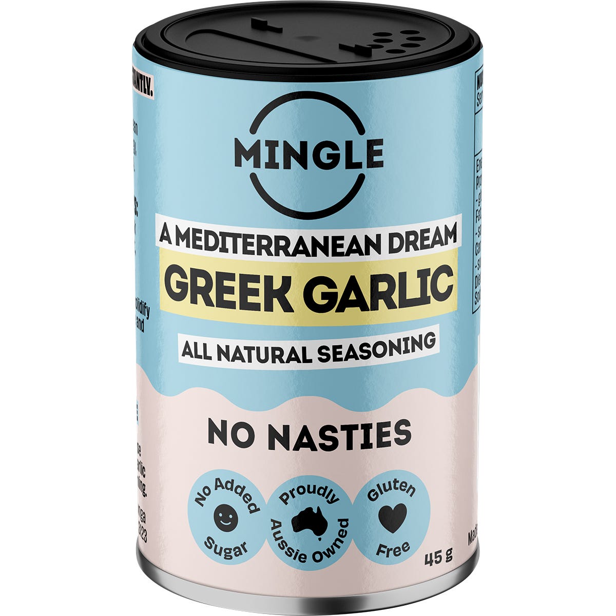 Mingle Greek Garlic All Natural Seasoning 5x45g - Mingle