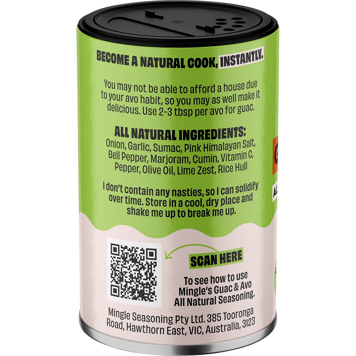 Mingle Guac & Avo All Natural Seasoning 5x45g - Mingle