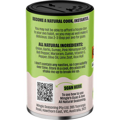 Mingle Guac & Avo All Natural Seasoning 5x45g - Mingle