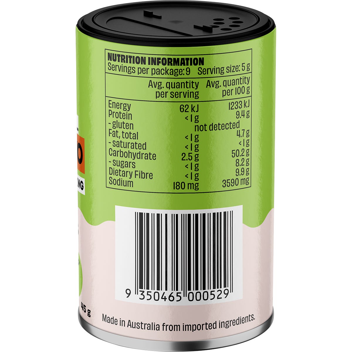 Mingle Guac & Avo All Natural Seasoning 5x45g - Mingle