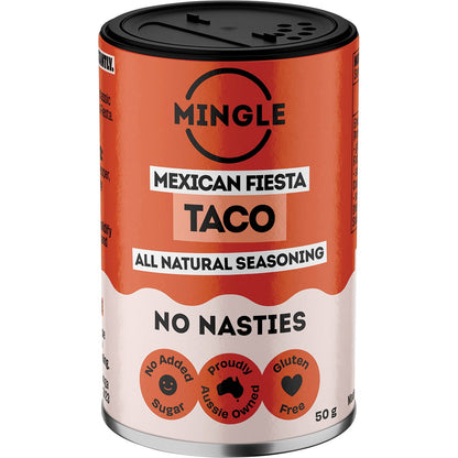 Mingle Mexican Fiesta Taco All Natural Seasoning 5x50g - Mingle