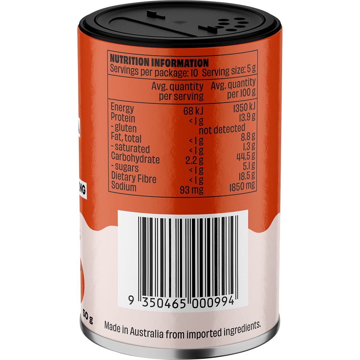 Mingle Mexican Fiesta Taco All Natural Seasoning 5x50g - Mingle