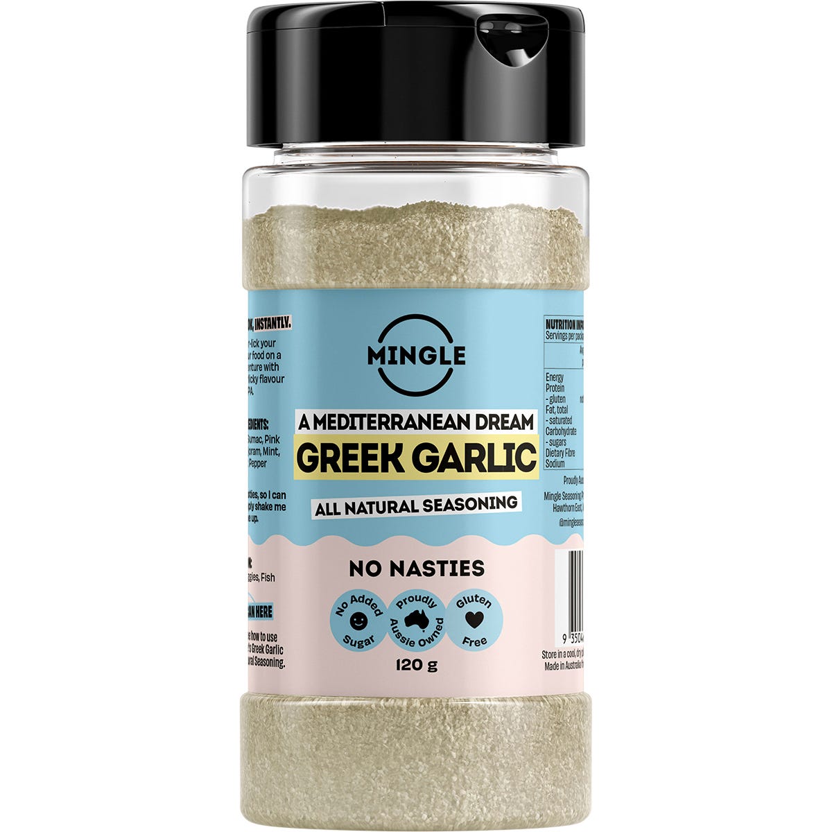 Mingle Greek Garlic All Natural Seasoning 120g - Mingle