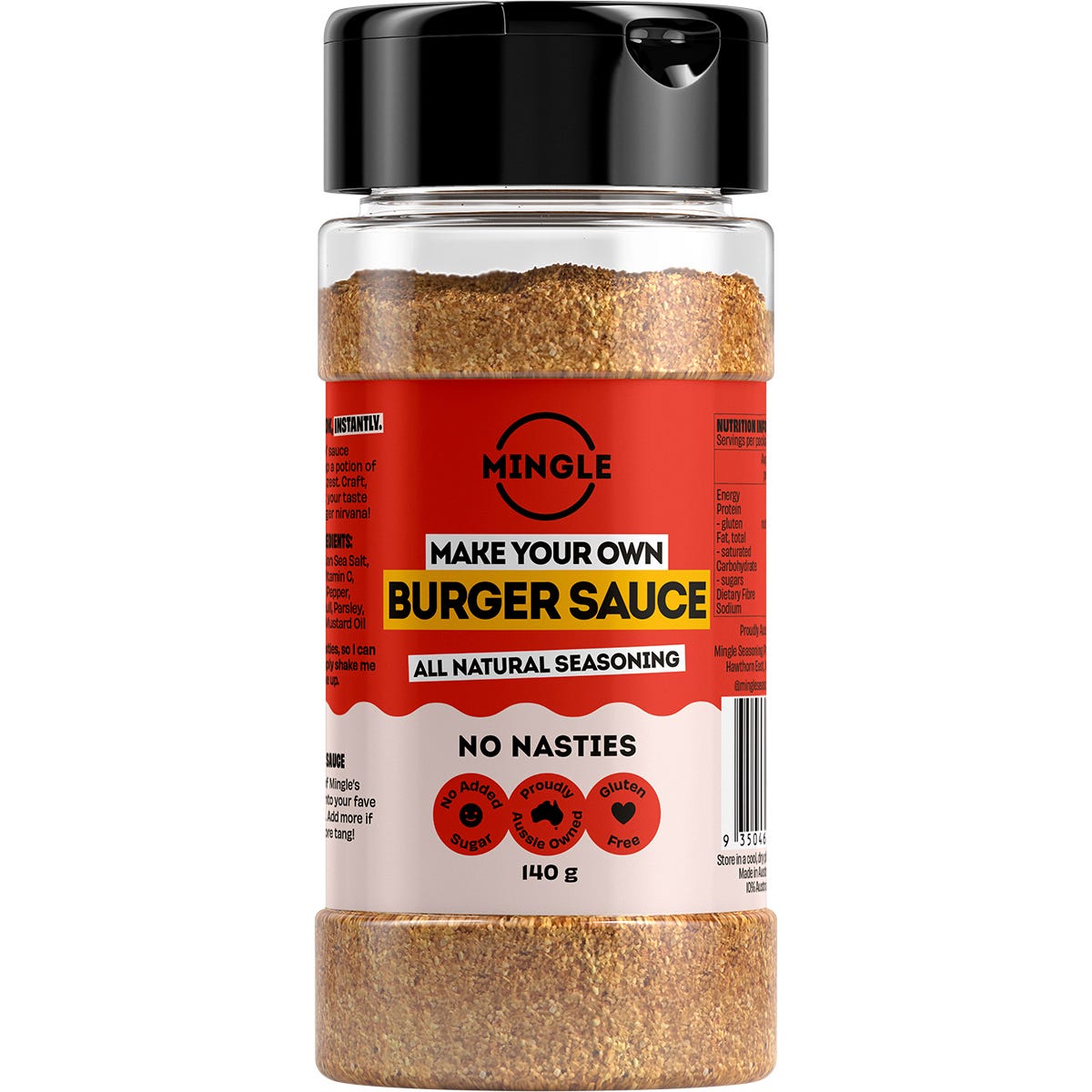 Mingle Burger Sauce All Natural Seasoning 140g - Mingle