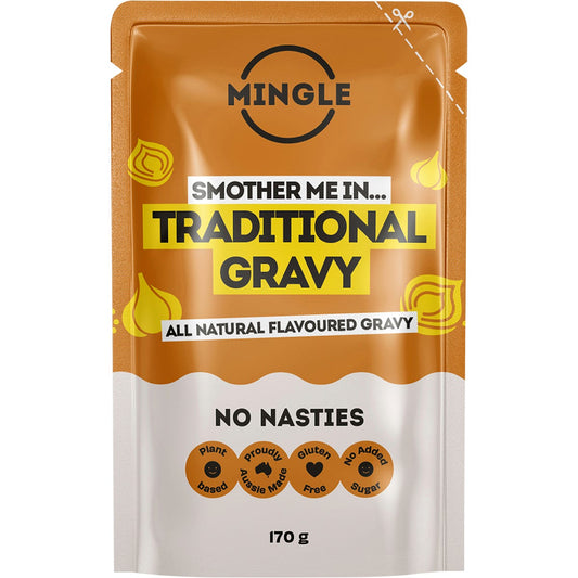 Mingle Traditional All Natural Flavoured Gravy 8x170g - Mingle