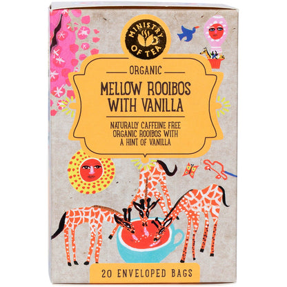 Ministry of Tea Organic Mellow Rooibos with Vanilla Tea Bags 20pk - Ministry of Tea