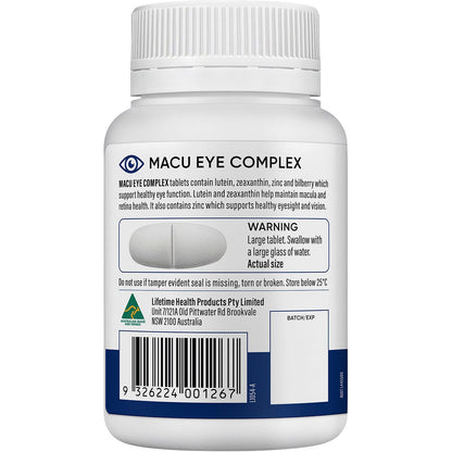 Natural Life Macu Eye Complex 60 Caps - Natural Life
