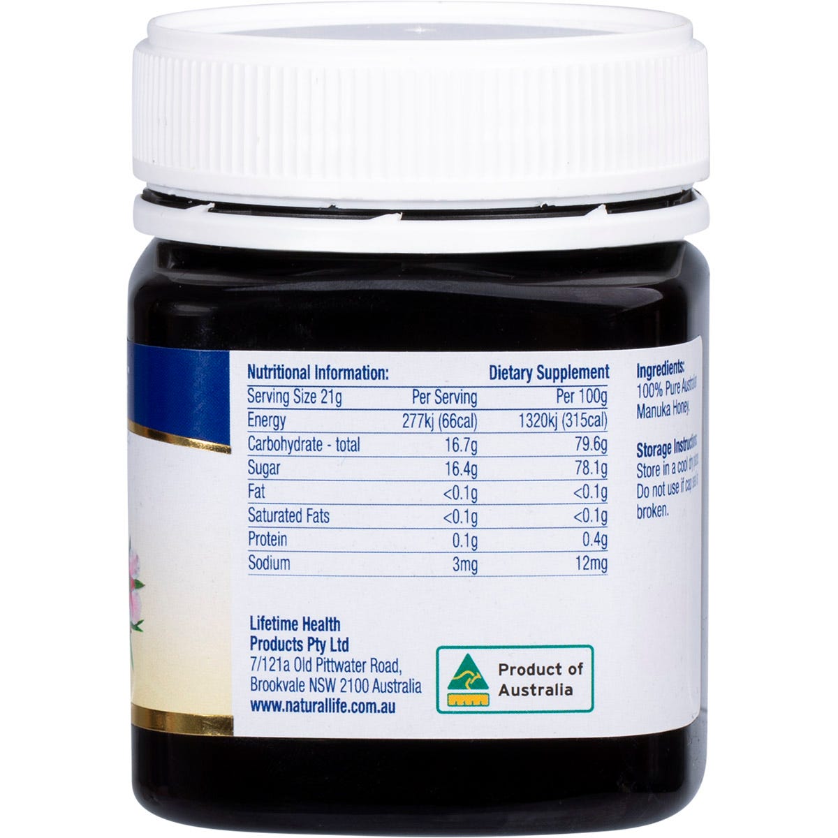 Natural Life Manuka Honey MGO 550 250g - Natural Life