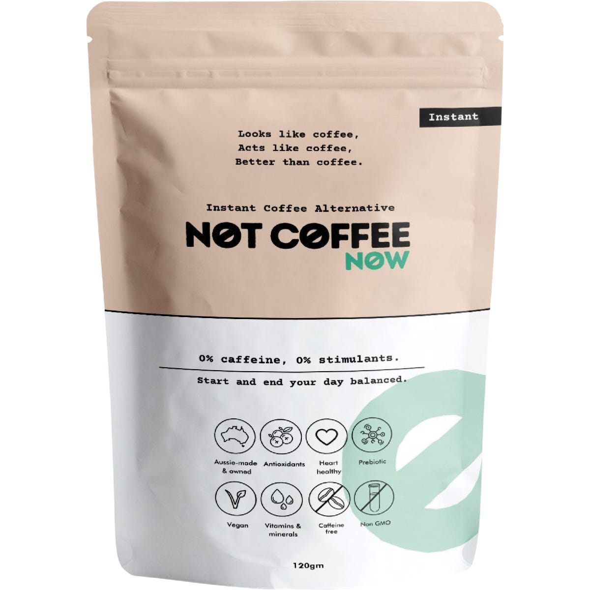 Not Coffee Instant Coffee Alternative 120g - Not Coffee