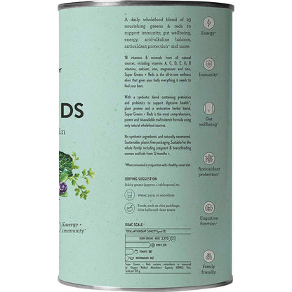 Nutra Organics Super Greens + Reds 600g - Nutra Organics