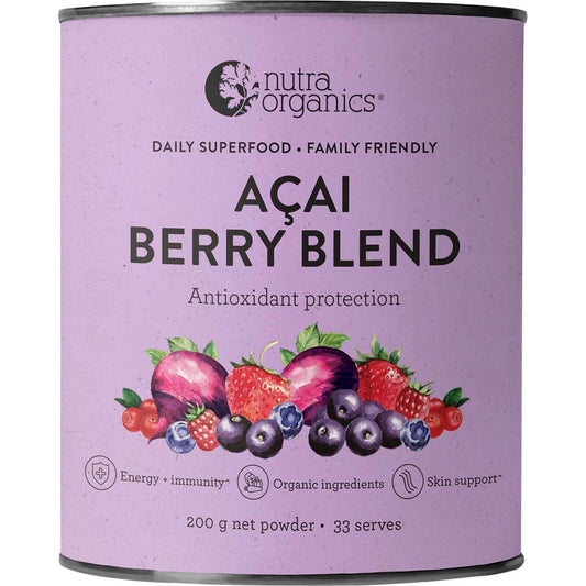Nutra Organics Acai Berry Blend 200g - Nutra Organics