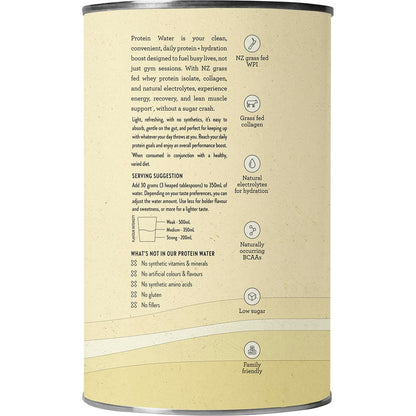 Nutra Organics Protein Water Lemonade 450g - Nutra Organics