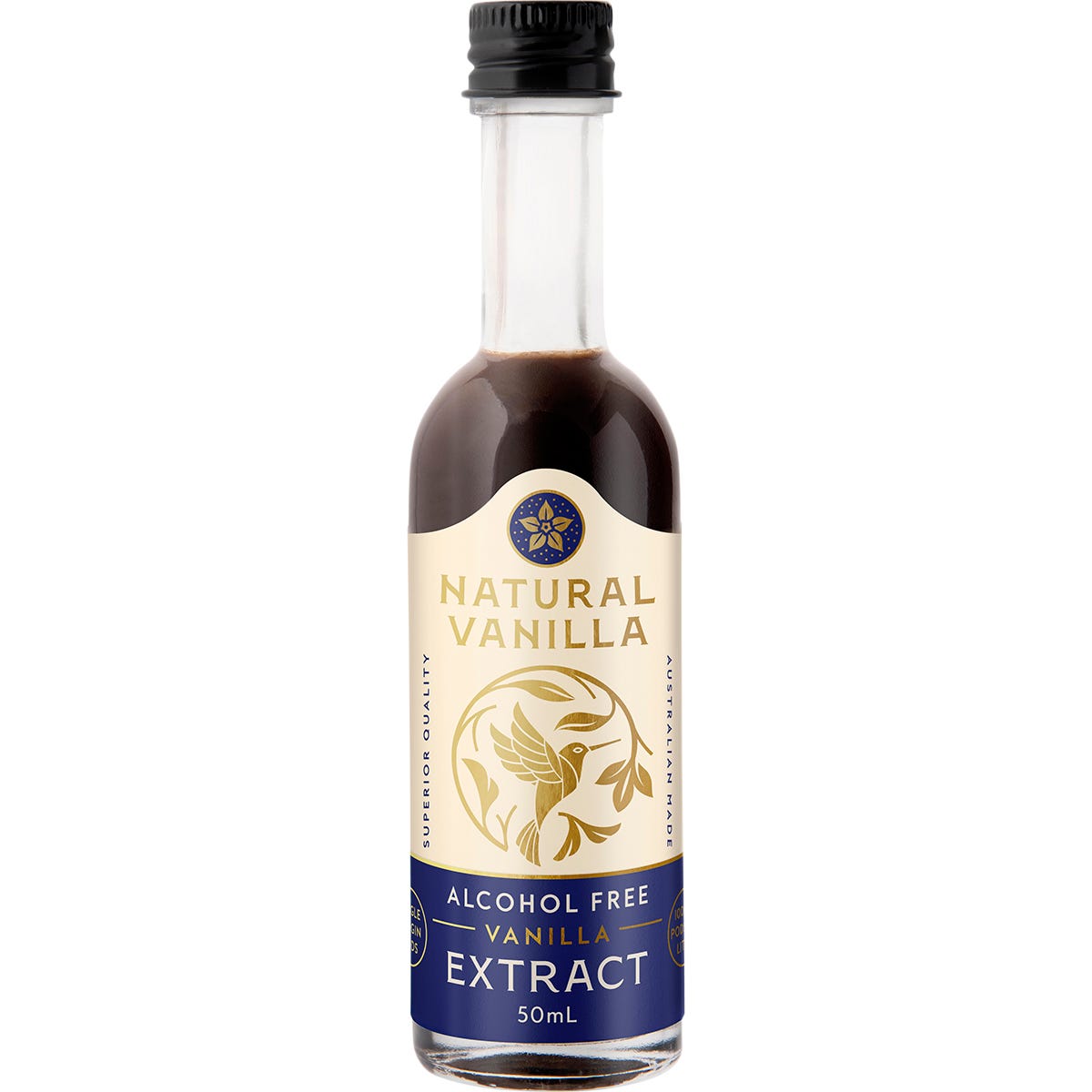 Natural Vanilla Company Alcohol Free Vanilla Extract 50ml - Natural Vanilla Company