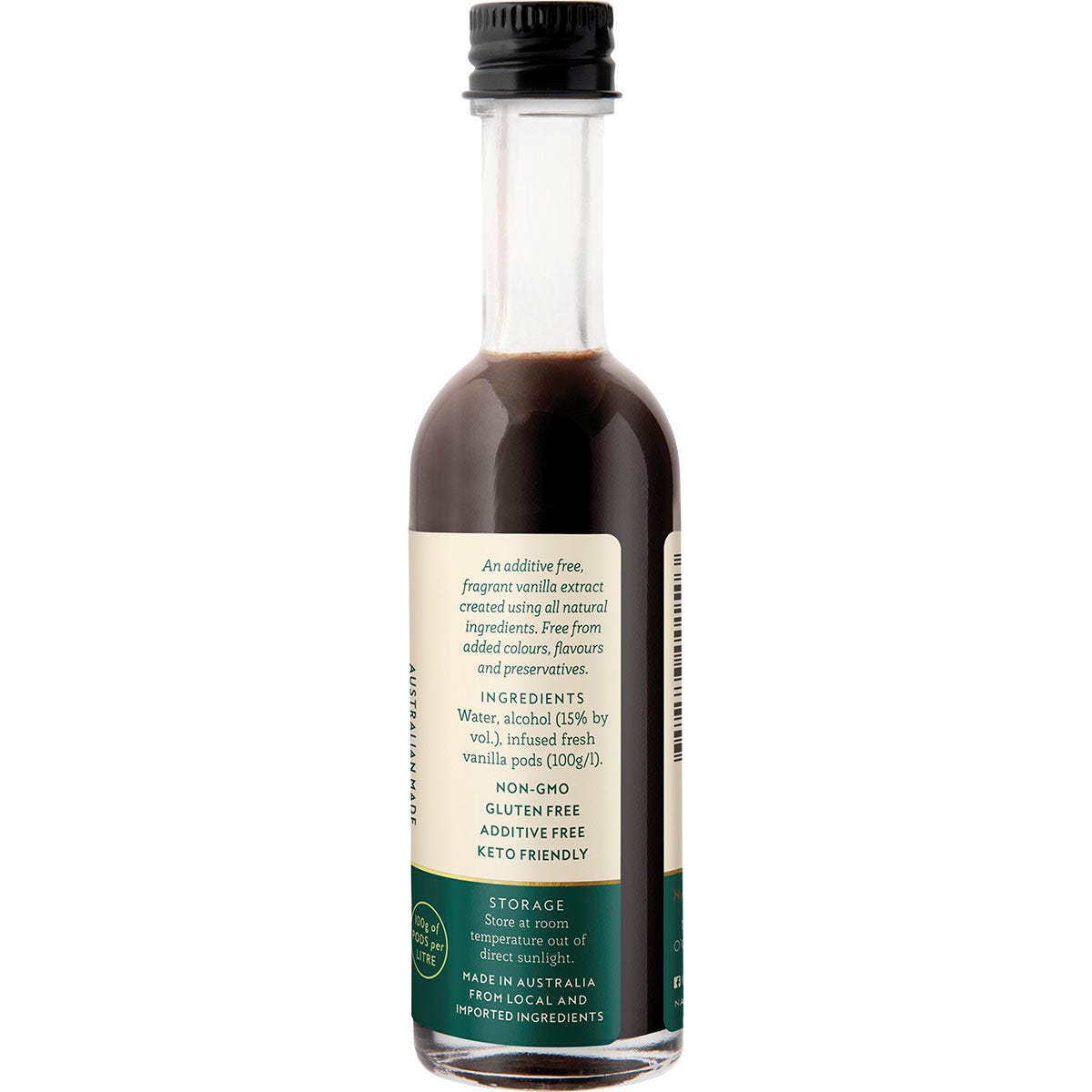 Natural Vanilla Company Additive Free Vanilla Extract 50ml - Natural Vanilla Company
