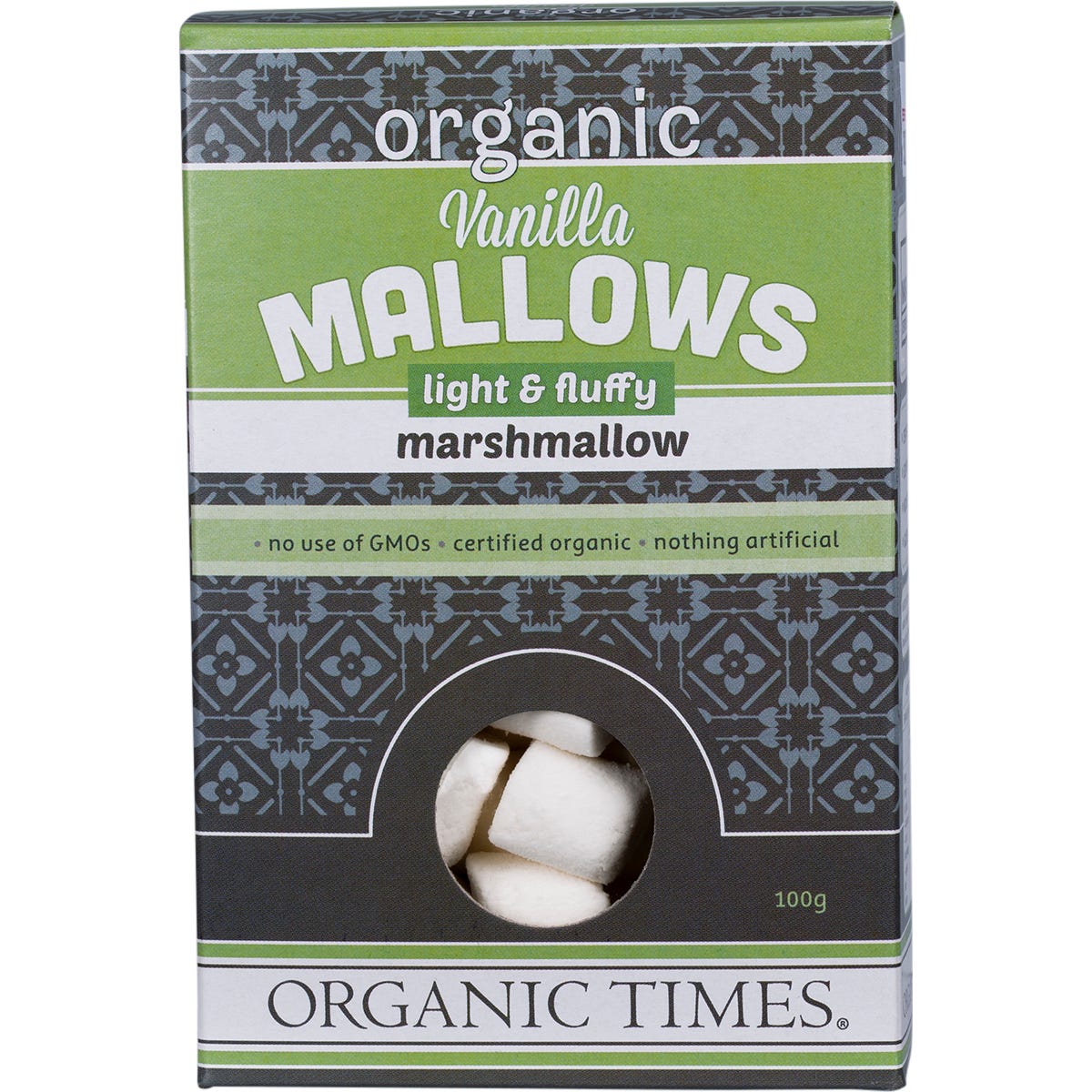 Organic Times Marshmallows Vanilla 100g - Organic Times
