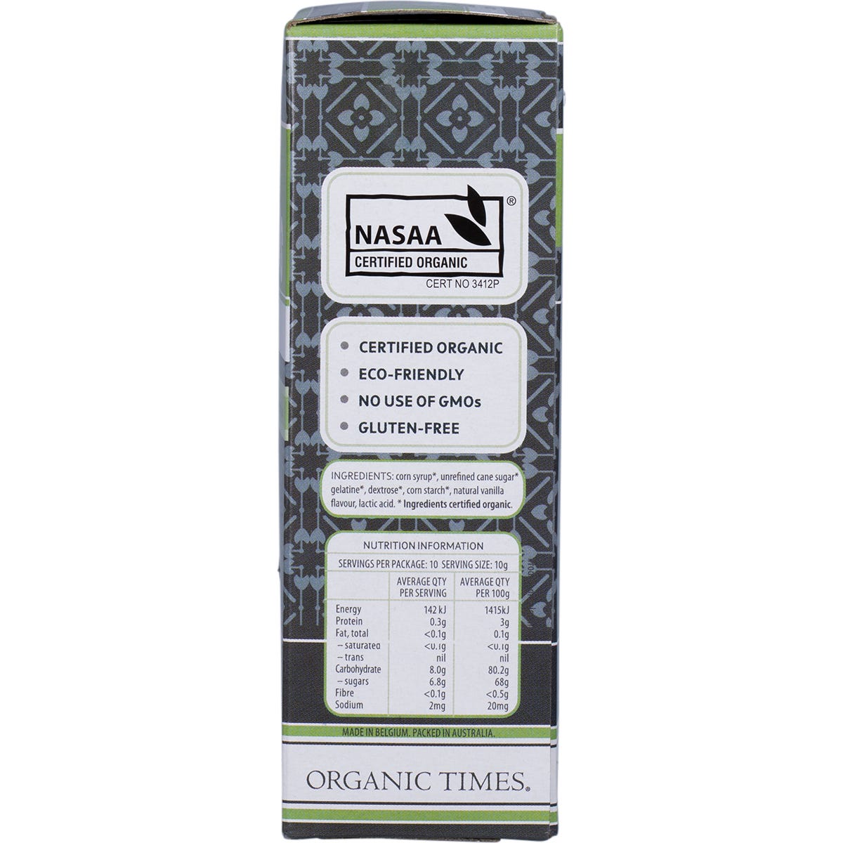 Organic Times Marshmallows Vanilla 100g - Organic Times