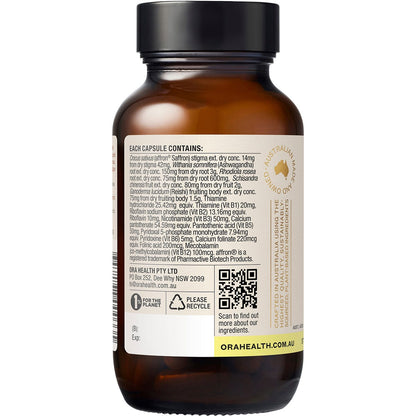 Ora Health Adrenal Tonic+ 60 Caps - Ora Health