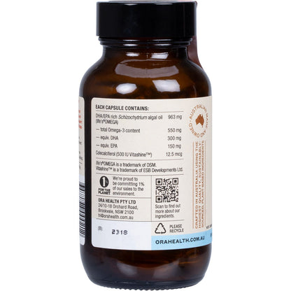 Ora Health Clean Omega D 60 Caps - Ora Health