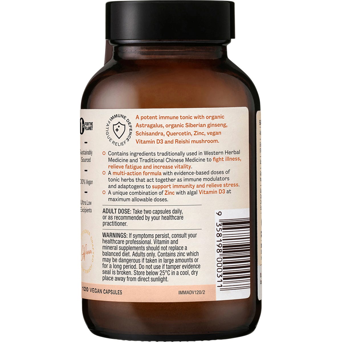 Ora Health Immune Tonic+ Advanced 120 Caps - Ora Health