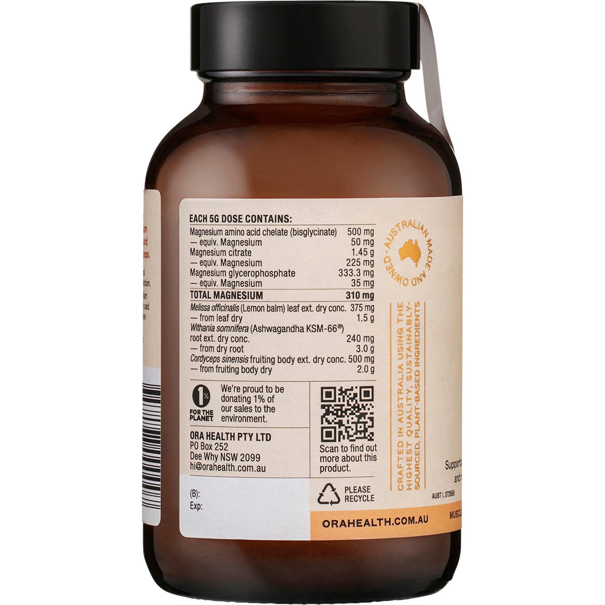 Ora Health Mag3 Mood Powder 150g - Ora Health