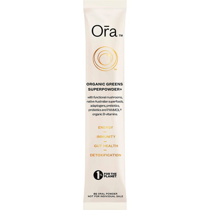 Ora Health Organic Greens Superpowder+ Daily Sachets 7x8g - Ora Health