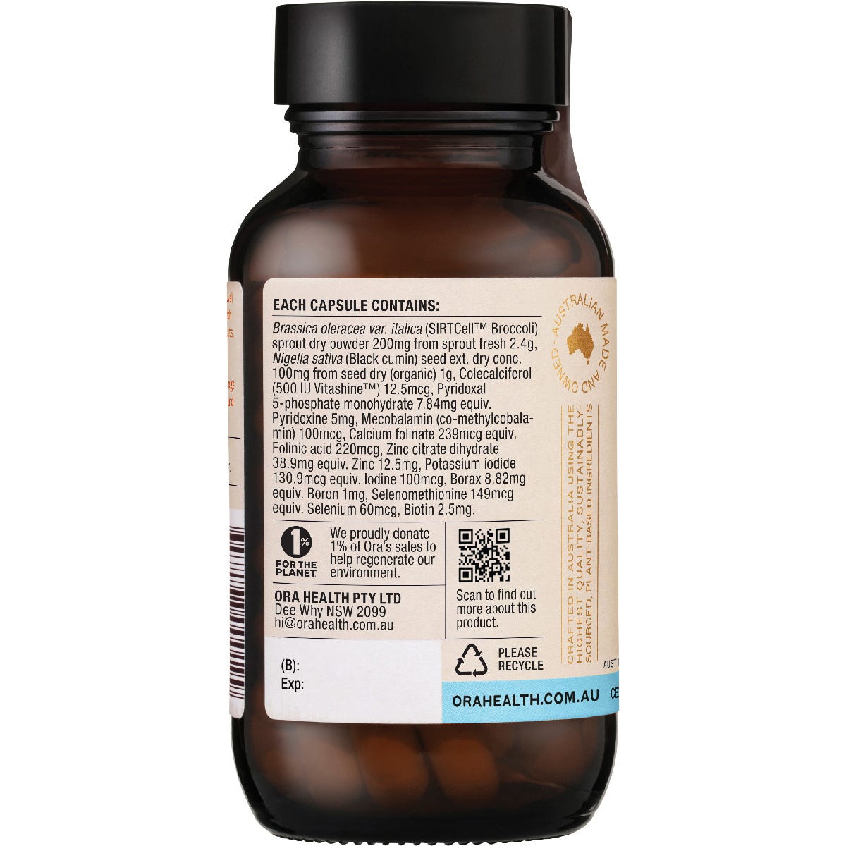 Ora Health Cellular Longevity Complex 60 Caps - Ora Health