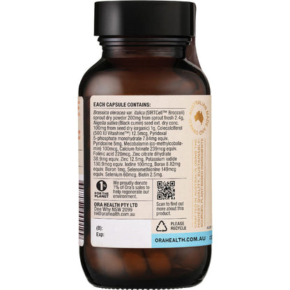 Ora Health Cellular Longevity Complex 60 Caps - Ora Health