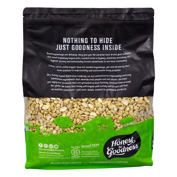 Honest to Goodness Organic Cashews - Broken/Pieces 5KG