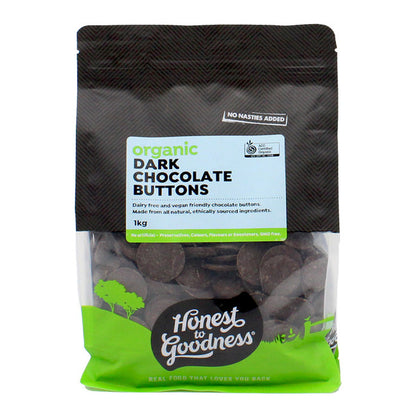 Honest to Goodness Organic Dark Chocolate Buttons