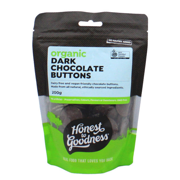 Honest to Goodness Organic Dark Chocolate Buttons