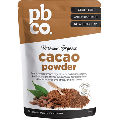 PBco Organic Cacao Powder 800g - PBco