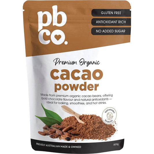 PBco Organic Cacao Powder 800g - PBco