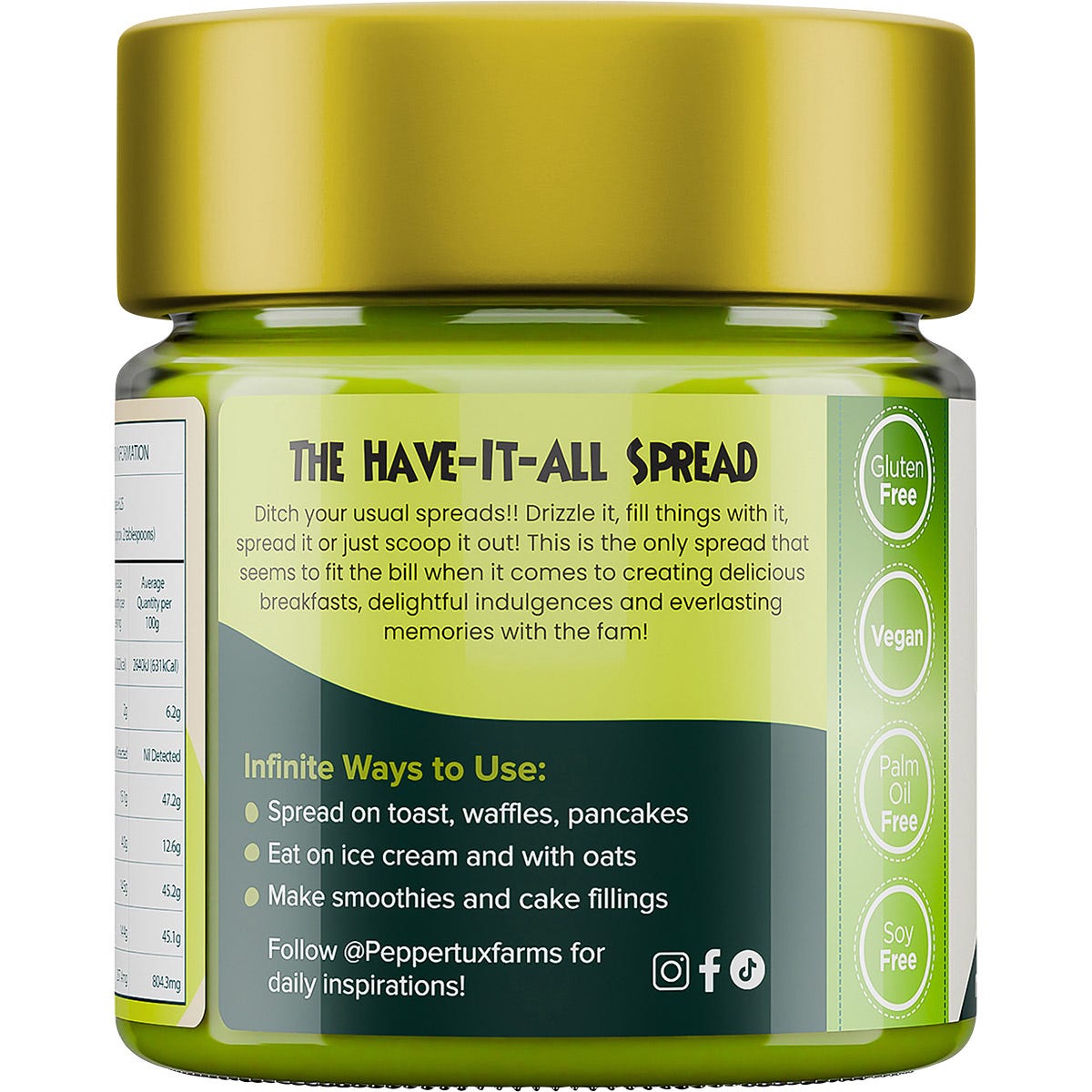 Peppertux Turkish Pistachio Cream 200g - Peppertux