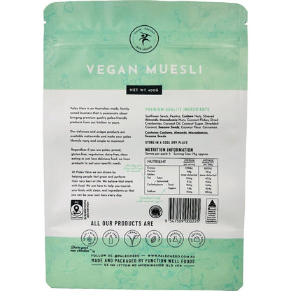 Paleo Hero Vegan Muesli 400g - Paleo Hero